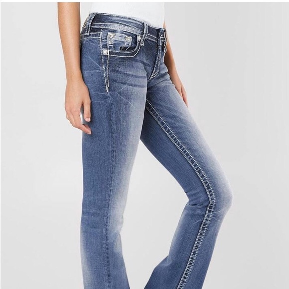 🆕⭐️ MISS ME Signature Bootcut Angel Wings • NWT - Picture 3 of 8